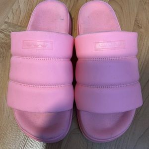 Women’s Pink Adidas Slides